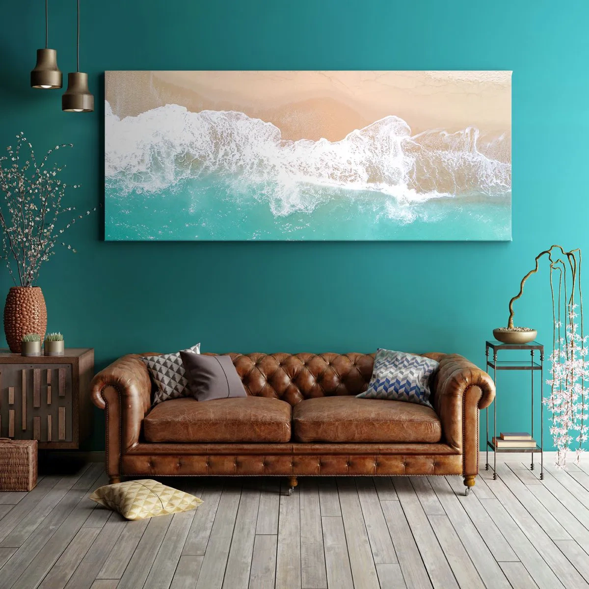 Obraz na plátne - Maznavý dotyk - 100x40 cm