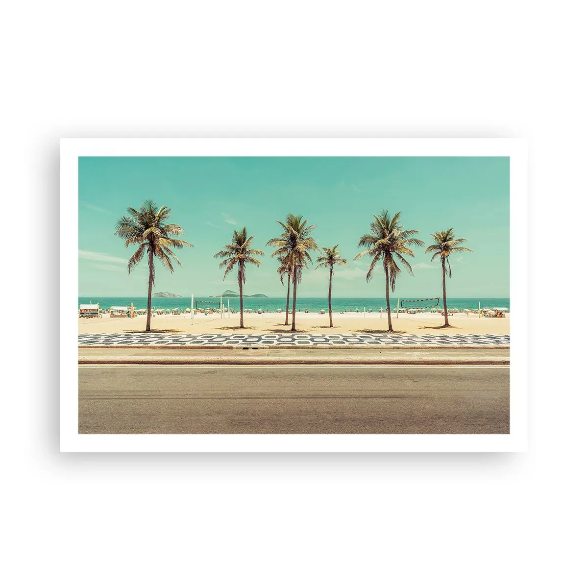 Plagát - Stráženie pláže - 91x61 cm