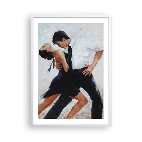 Plagát v bielom ráme - Tango mojich túžob a snov - 50x70 cm