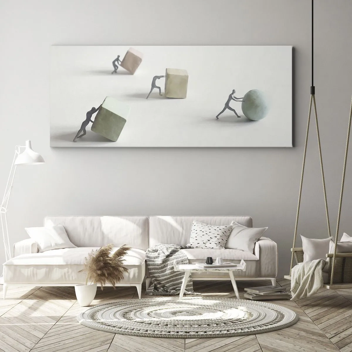 Obraz na plátne - Život samotný - 160x50 cm