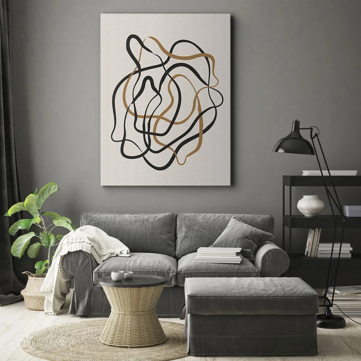 Obraz na plátne - Všetko sa pokrútilo - 50x70 cm
