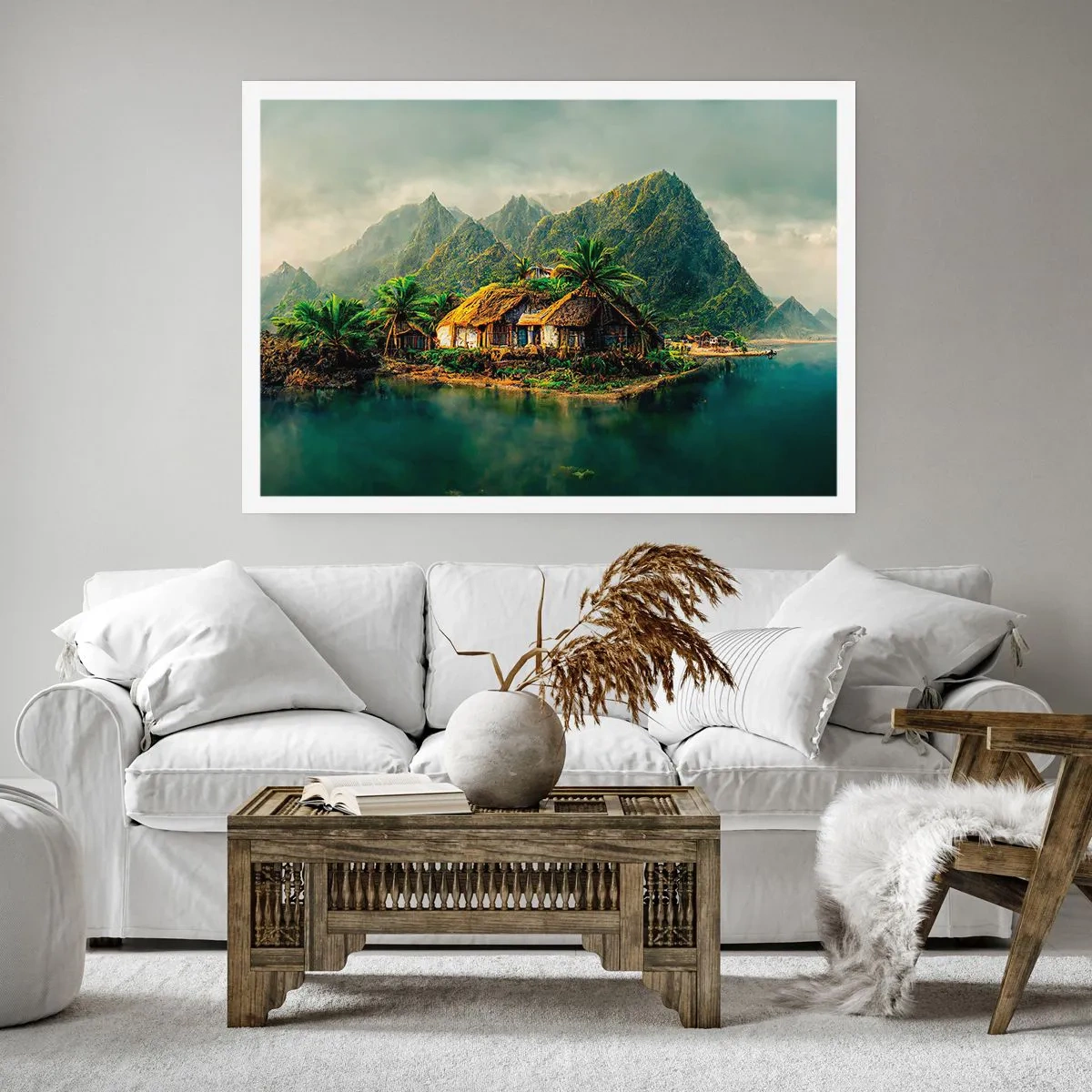 Plagát - Tropický raj - 70x50 cm