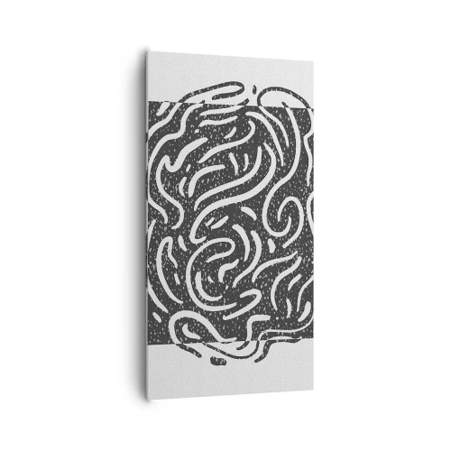 Obraz na plátne - Abstrakcia: tanec radosti - 65x120 cm