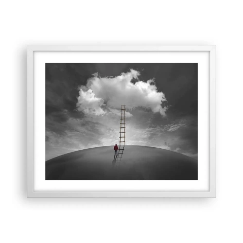 Plagát v bielom ráme - Všetko je možné - 50x40 cm