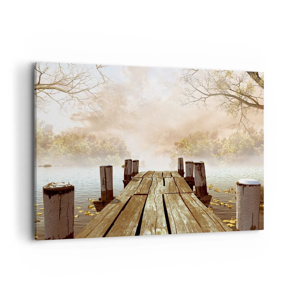 Obraz na plátne - Jemný smútok jesene - 100x70 cm