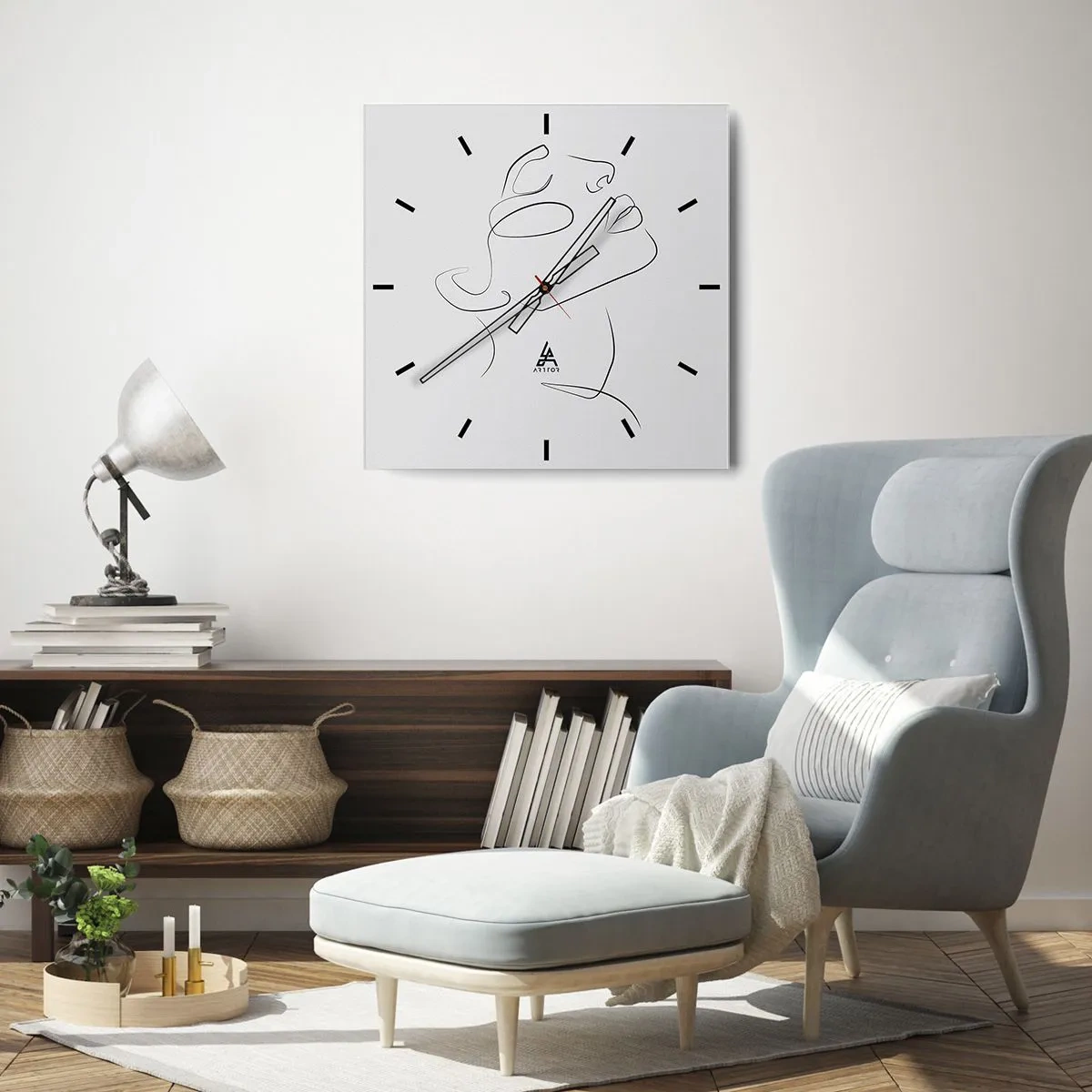 Nástenné hodiny - Meandre sna - 30x30 cm