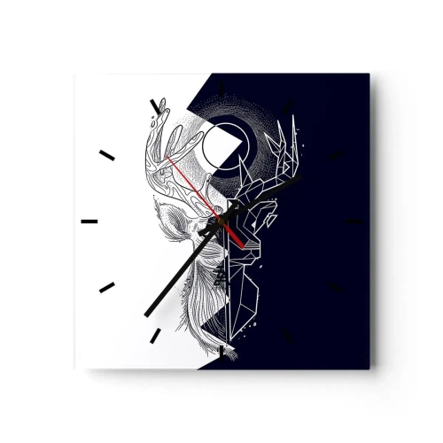 Nástenné hodiny - Boj a jednota opakov - 30x30 cm