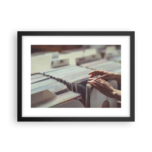 Plagát v čiernom ráme - Hľadanie emócií - 40x30 cm