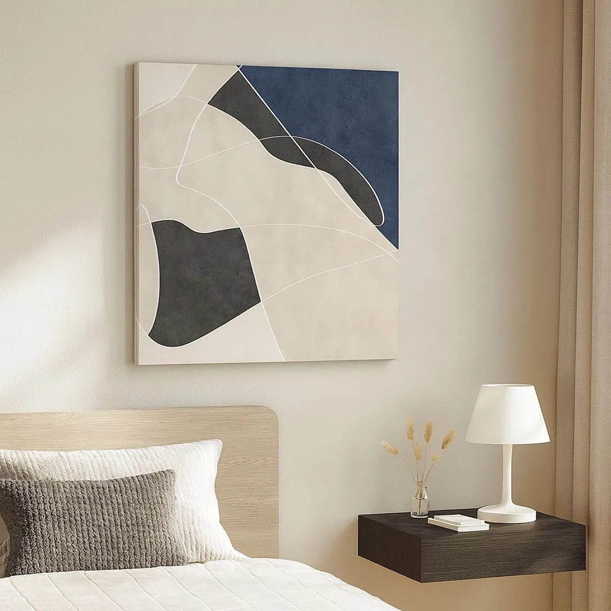 Obraz na plátne - Abstraktná kompozícia – kontrast farieb - 30x30 cm