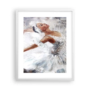 Plagát v bielom ráme - Jemná a ľahká ako tyl - 40x50 cm