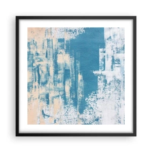 Plagát v čiernom ráme - Cez cencúľ - 50x50 cm