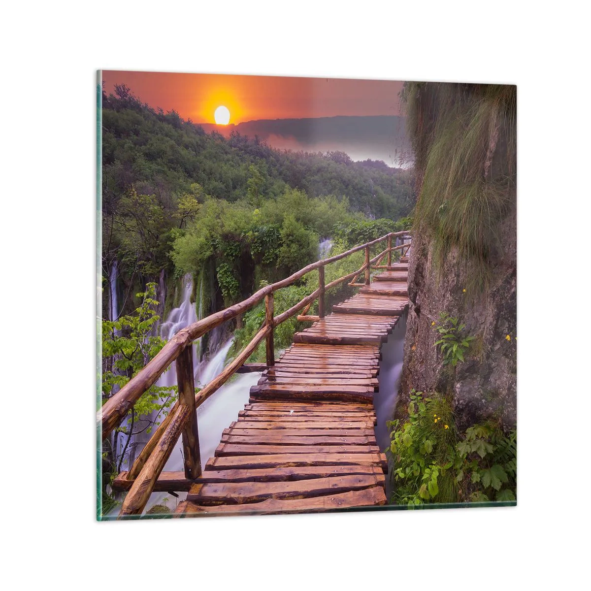 Obraz na skle - Neuveriteľná krása - 70x70 cm