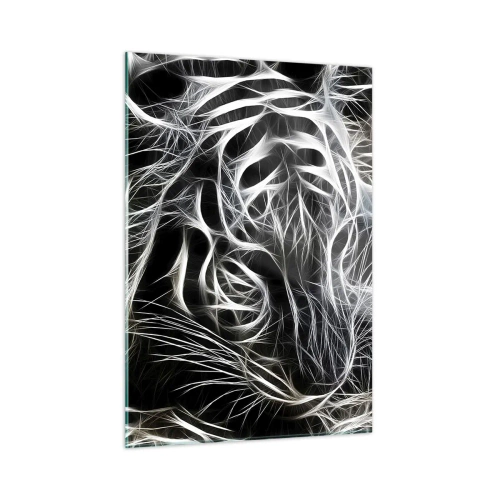 Obraz na skle - Štúdia mačacej ľahkosti - 50x70 cm