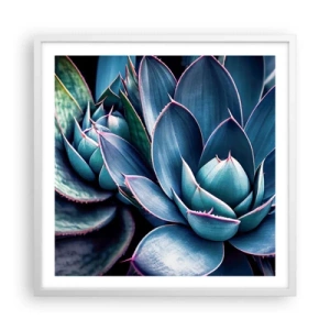 Plagát v bielom ráme - Vitálna sila - 60x60 cm