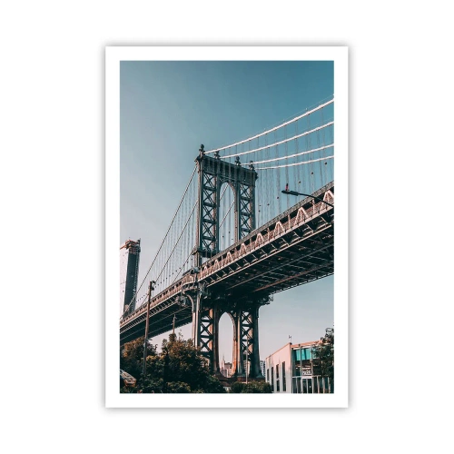 Plagát - Nad vlnami mesta - 61x91 cm