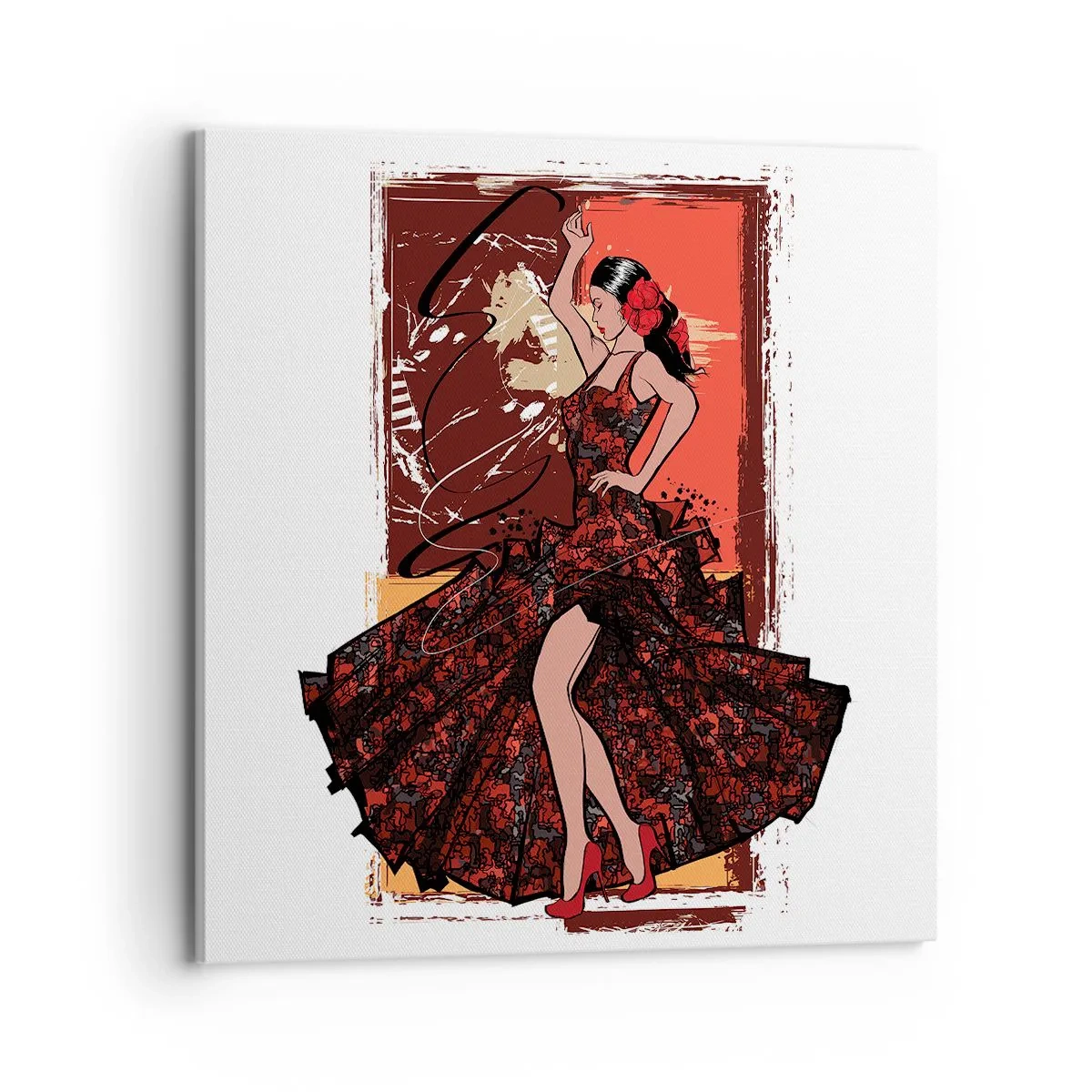 Obraz na plátne - V rytme srdca - 70x70 cm