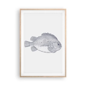Plagát v ráme zo svetlého duba - Do albumu prírodovedca - 61x91 cm