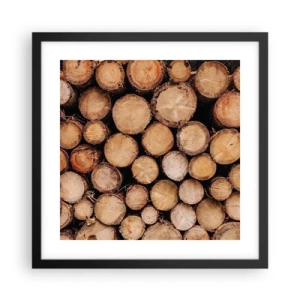 Plagát v čiernom ráme - Nový začiatok - 40x40 cm