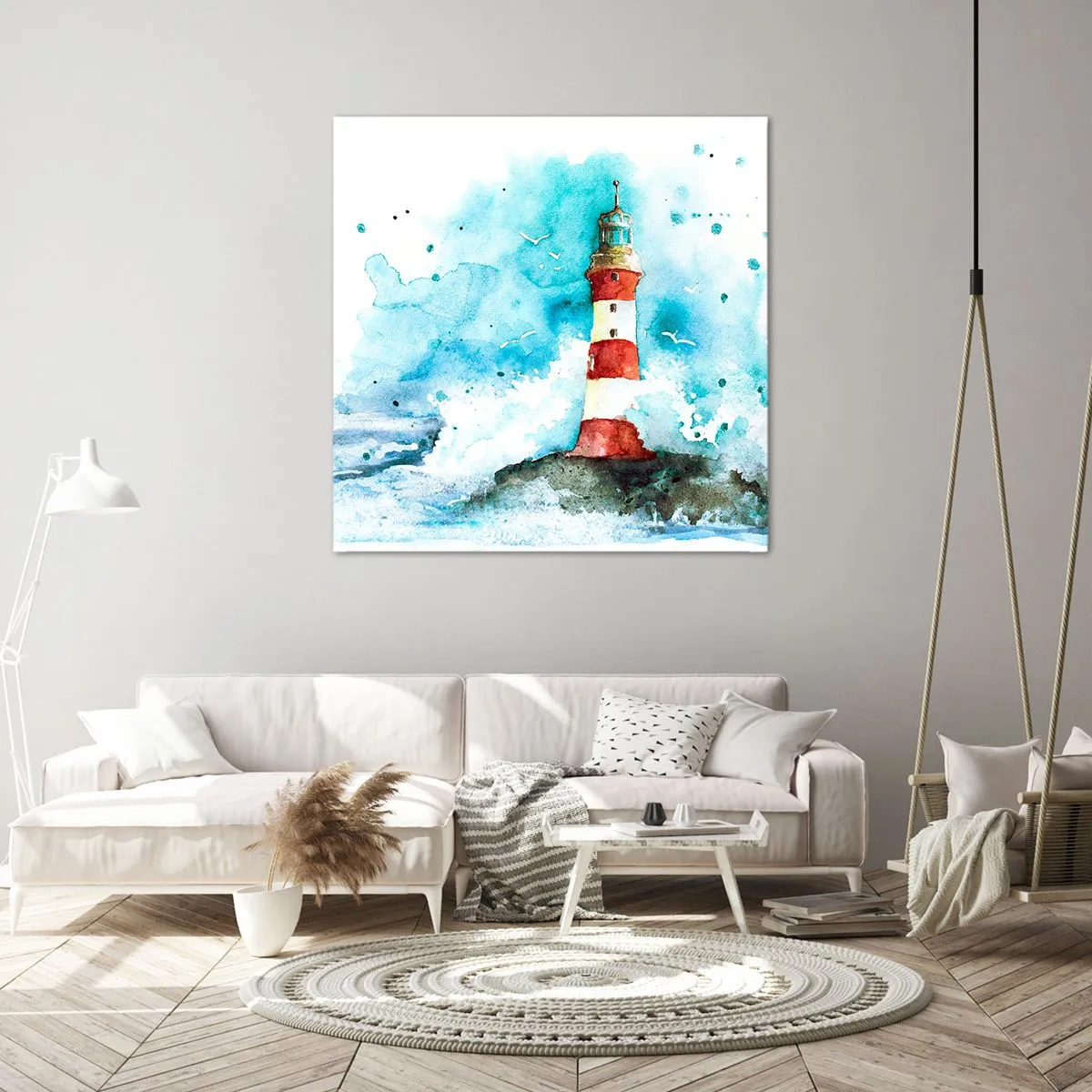 Obraz na plátne - Jednota živlov - 60x60 cm