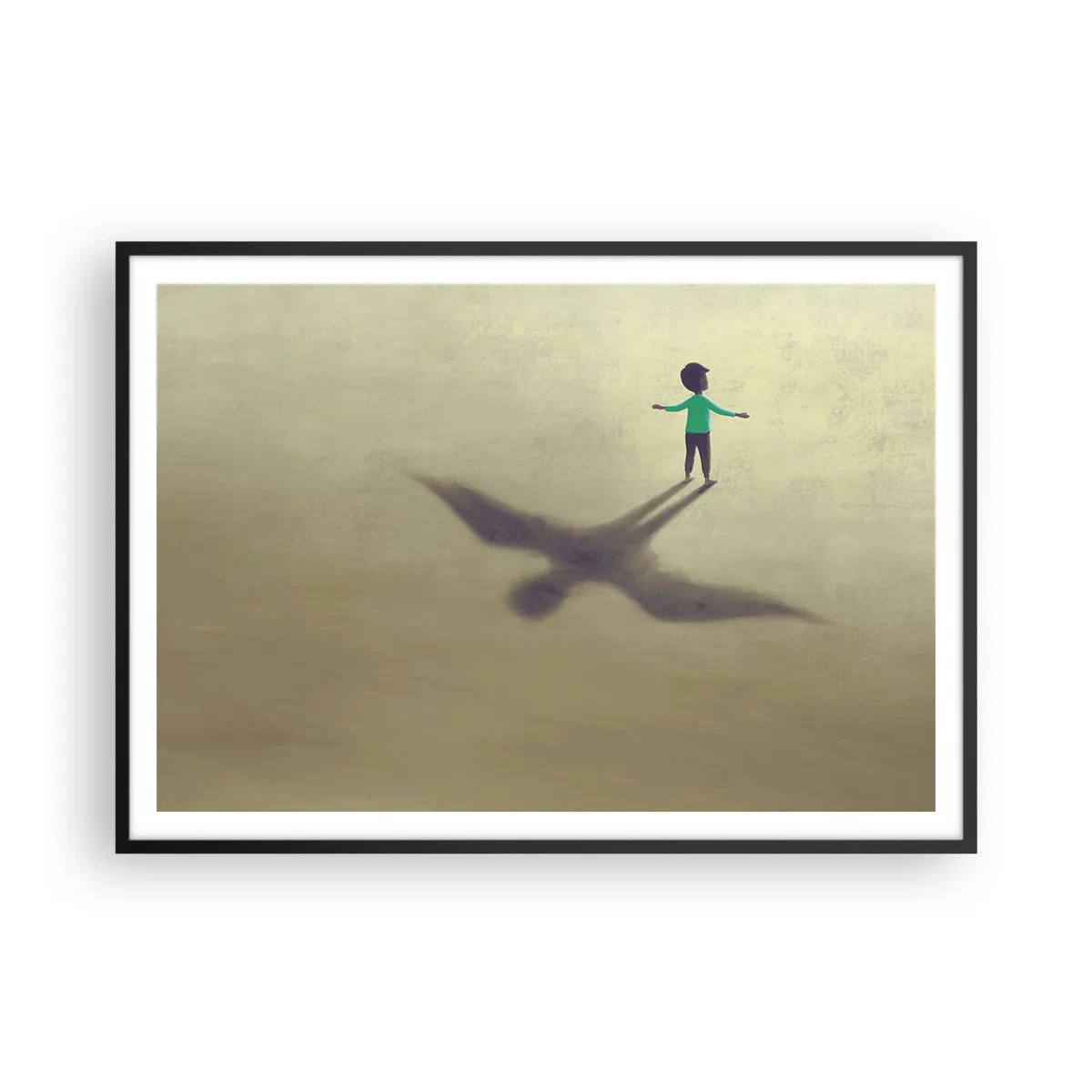 Plagát v čiernom ráme - Hrdina budúcnosti - 100x70 cm