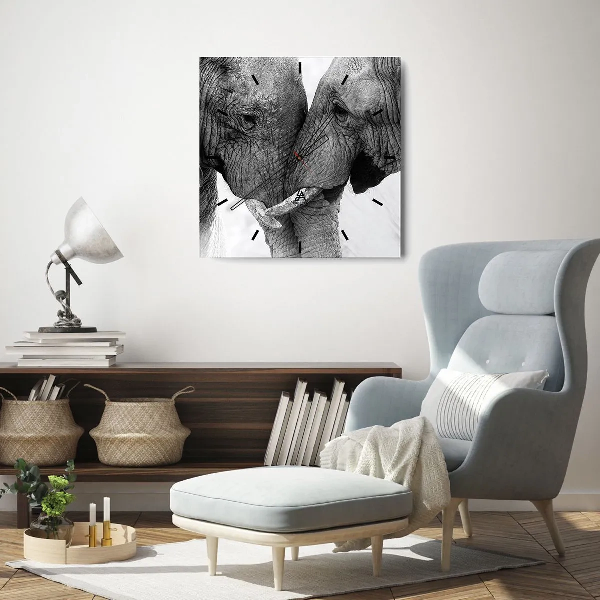 Nástenné hodiny - Úprimné vyznanie - 40x40 cm