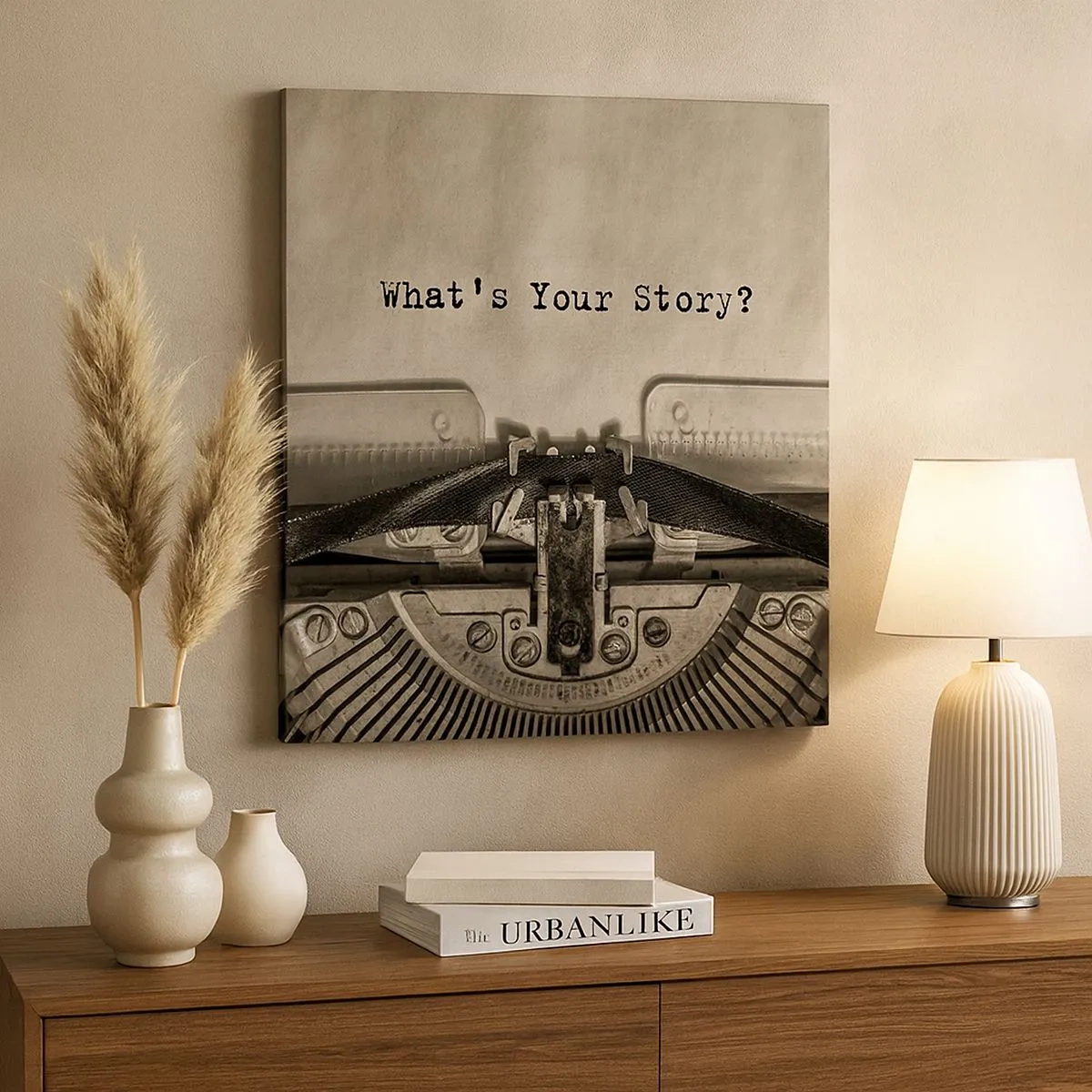 Obraz na plátne - Povedz mi - 30x30 cm