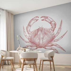 Fototapeta Premium Sand - Krab nad kraby - Krab, Morské plody, Mäkkýše - 450x315 cm