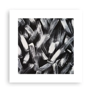 Plagát - Abstrakcia v industriálnom duchu - 30x30 cm
