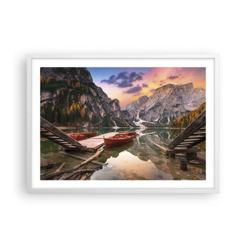 Plagát v bielom ráme - Sľub dňa - 70x50 cm