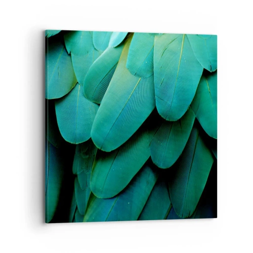 Obraz na plátne - Presnosť papagájovej povahy - 70x70 cm