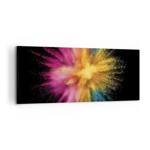 Obraz na plátne - Zrodenie farieb - 120x50 cm