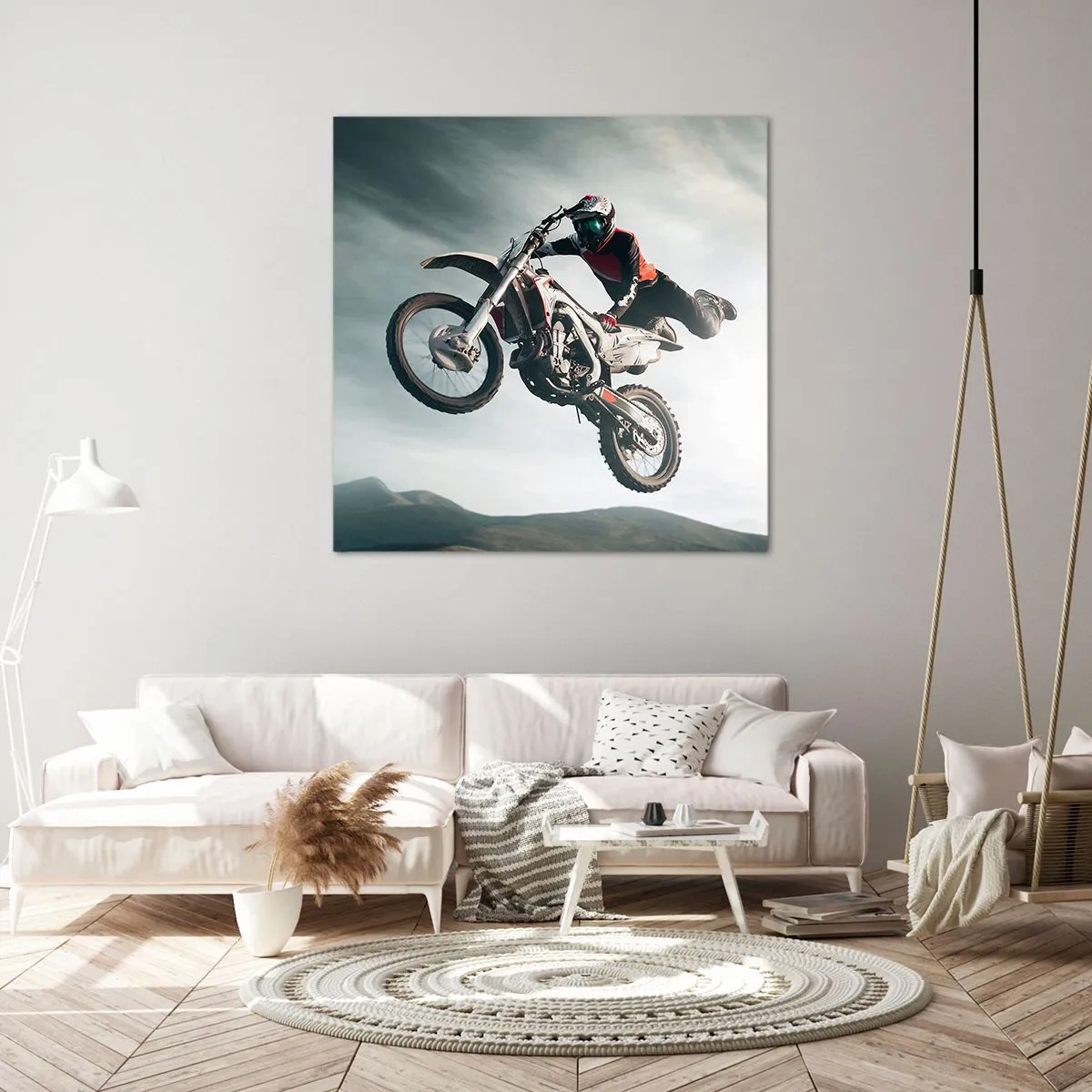 Obraz na plátne - Nie je zábava bez rizika - 30x30 cm