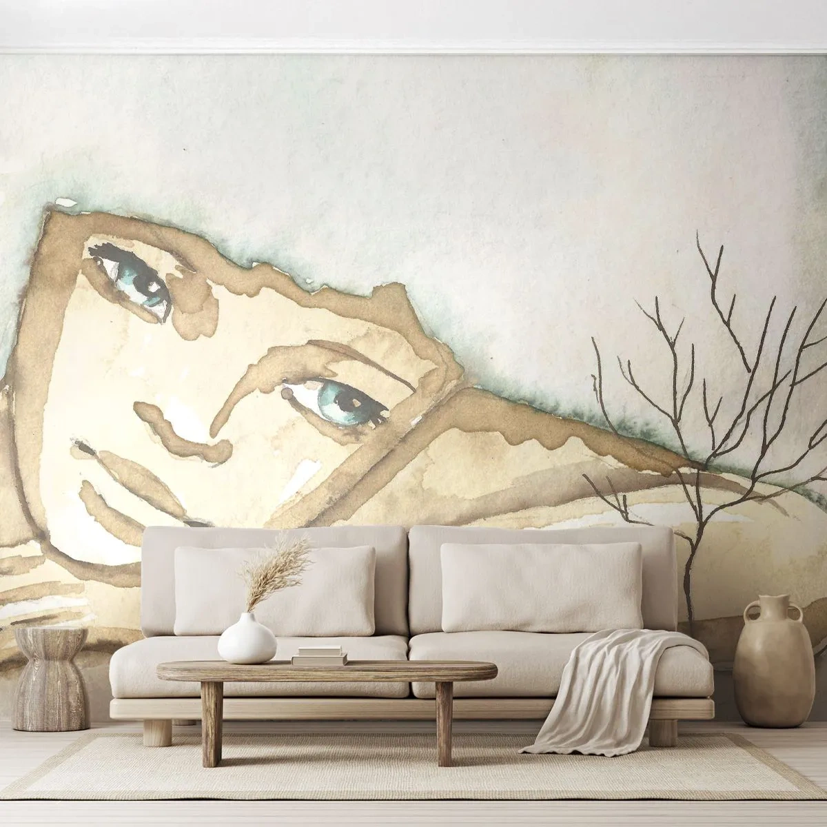 Fototapeta Premium Sand - Strom poézie vyrastá z ticha - Rozprávka, Abstrakcia, Pre deti - 350x256 cm