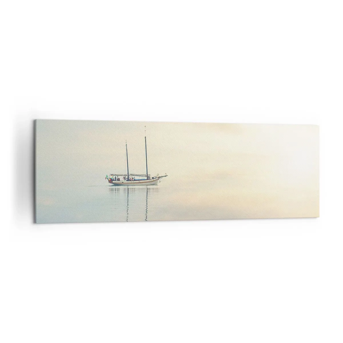 Obraz na plátne - V mori ticha - 160x50 cm
