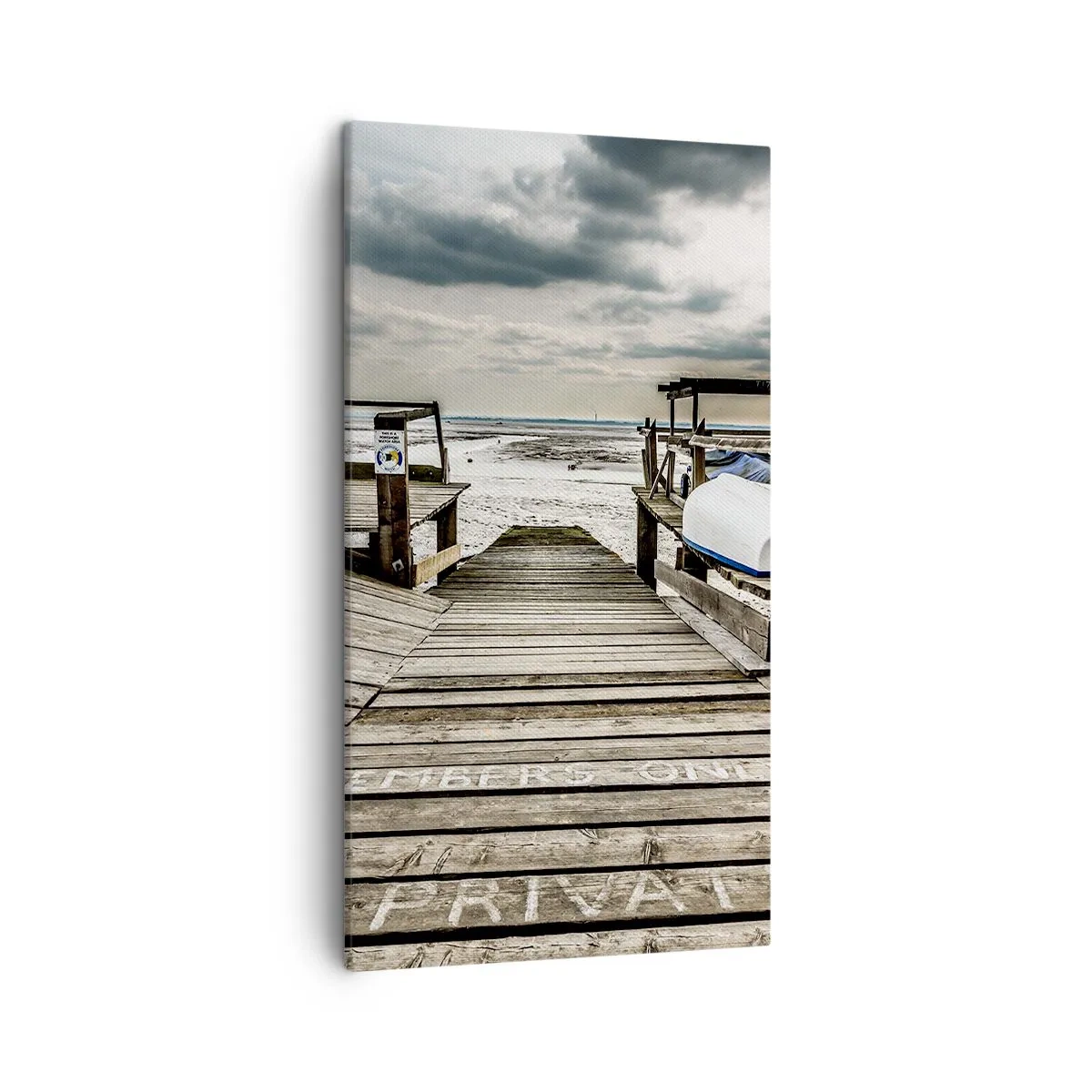 Obraz na plátne - Severná pláž - 45x80 cm