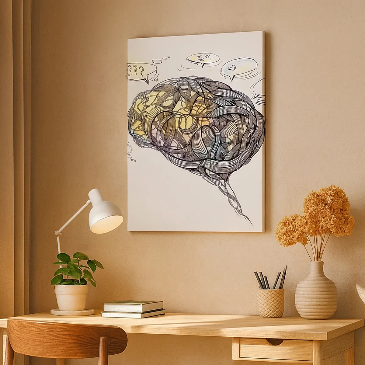 Obraz na plátne - Človek - veľká hádanka - 50x70 cm