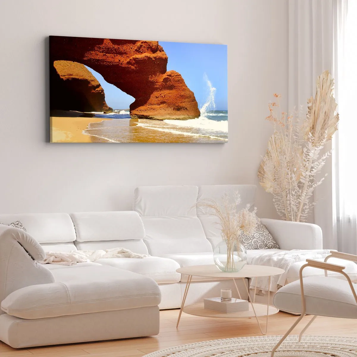 Obraz na plátne - Voda a vietor po tisíce rokov - 140x50 cm