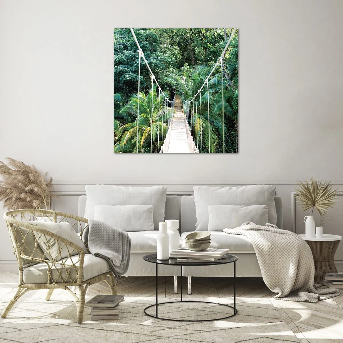 Obraz na skle - Welcome to the jungle! - 60x60 cm