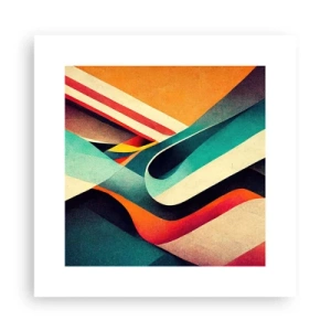 Plagát - Intenzívna kompozícia - 30x30 cm