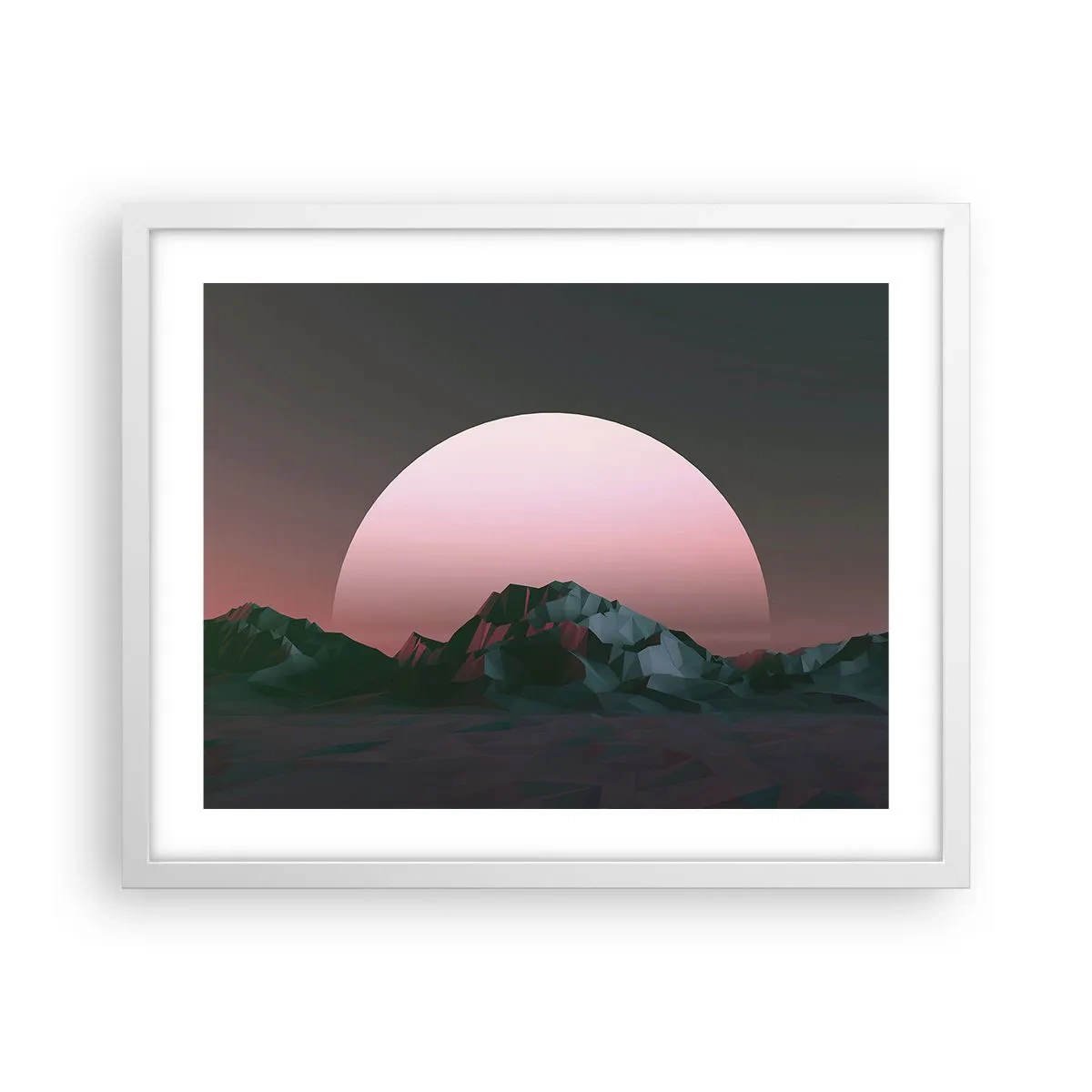 Plagát v bielom ráme - V susednej galaxii - 50x40 cm