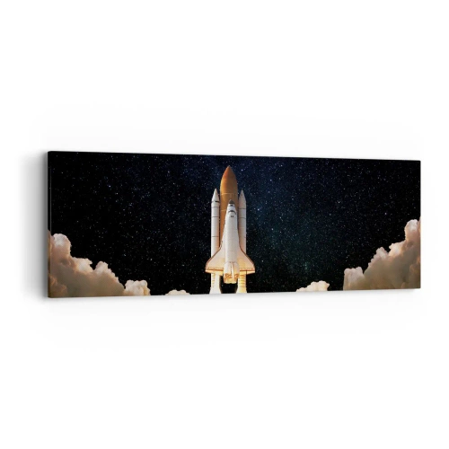 Obraz na plátne - Ad astra! - 90x30 cm