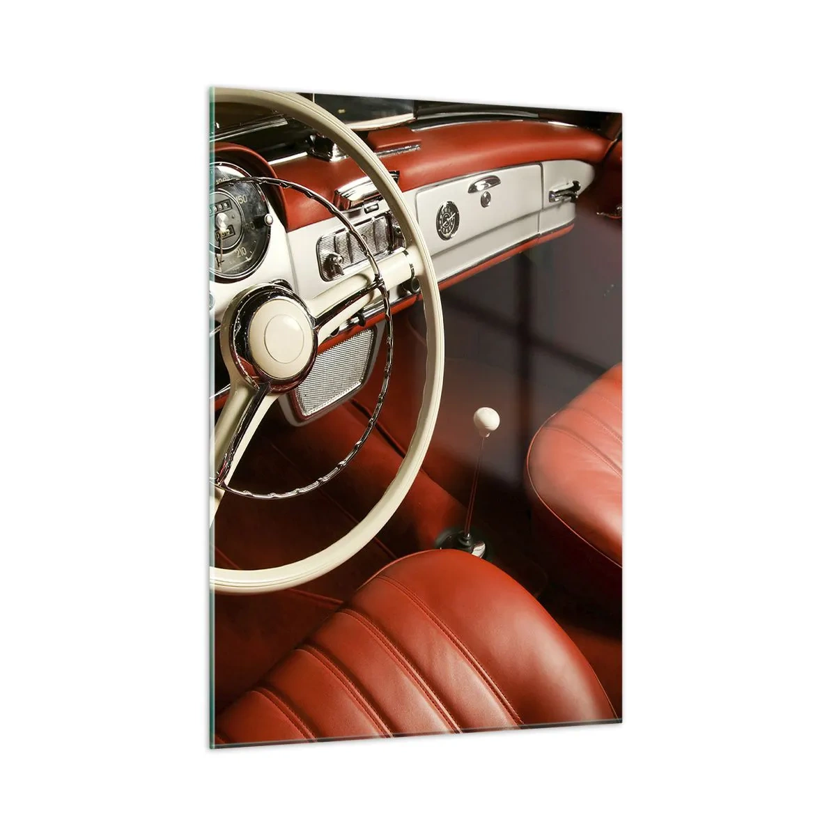 Obraz na skle - Luxus v štýle vintage - 50x70 cm