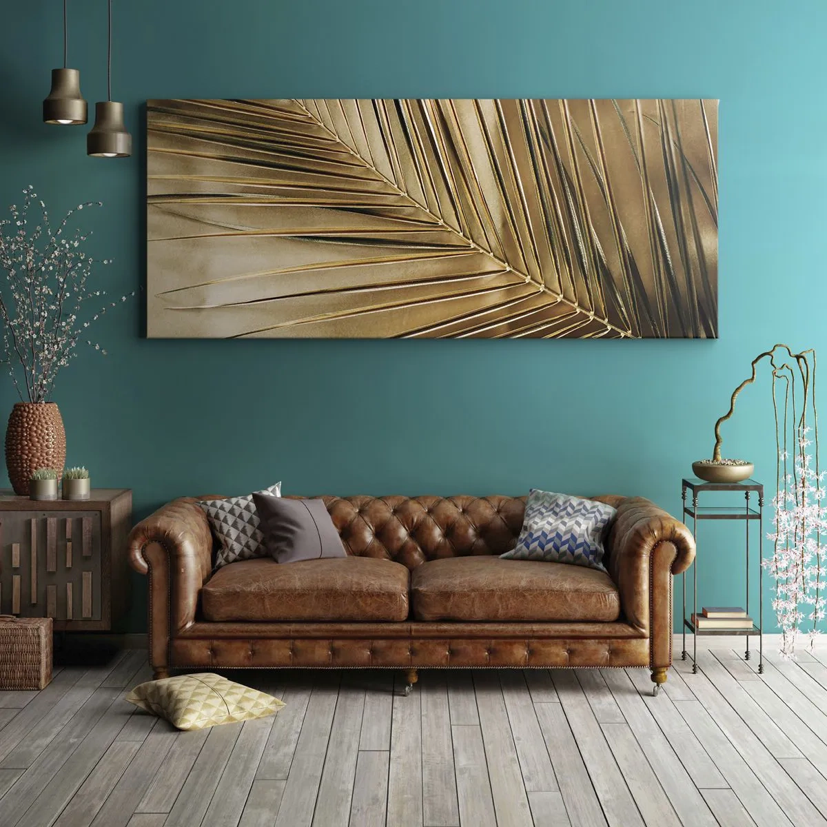 Obraz na plátne - Prírodná kolonáda - 100x40 cm