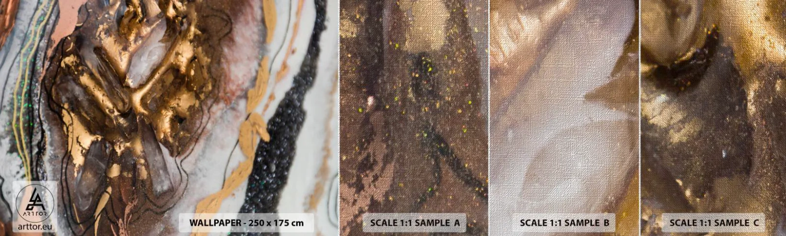 Vzorka fototapety Premium Canvas - Prvok krajiny - Abstrakcia, Grafika, Kus - 100x30 cm