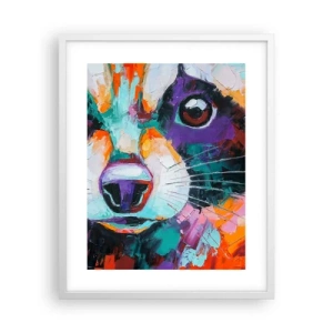 Plagát v bielom ráme - Iba dobré emócie - 40x50 cm