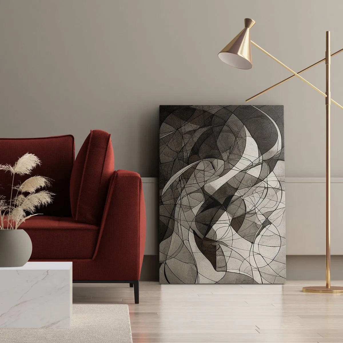 Obraz na plátne - Obeh farieb Zeme - 45x80 cm