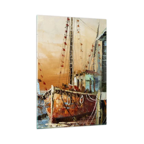 Obraz na skle - Pokojný návrat - 80x120 cm