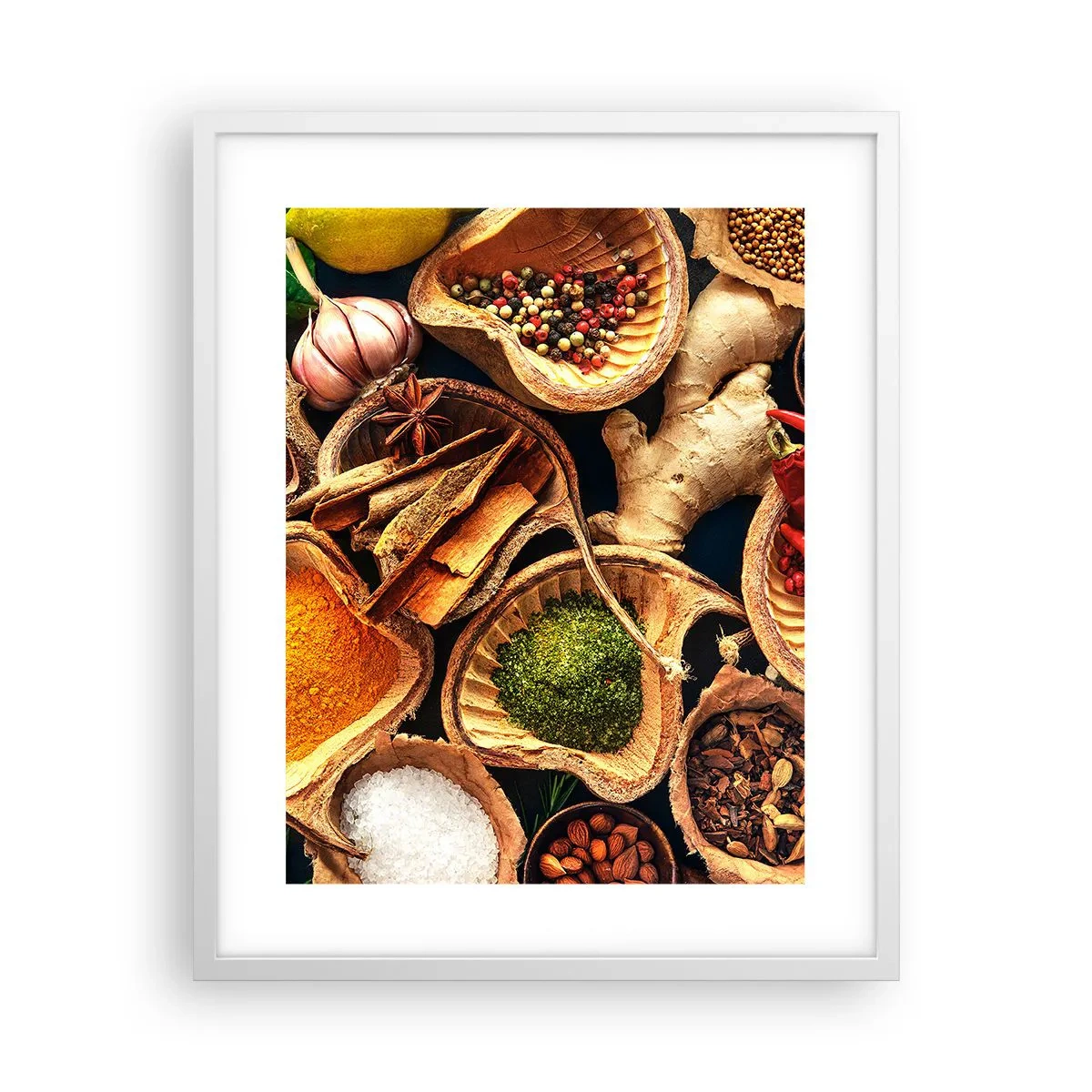 Plagát v bielom ráme - Vezmi si, čo chceš - 40x50 cm