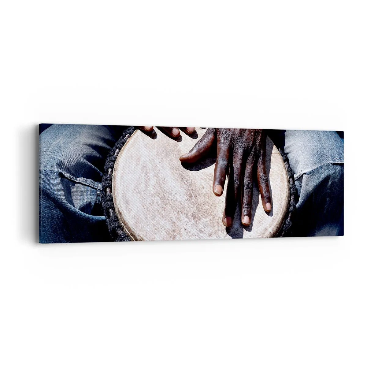 Obraz na plátne - Žite vo svojom rytme - 90x30 cm