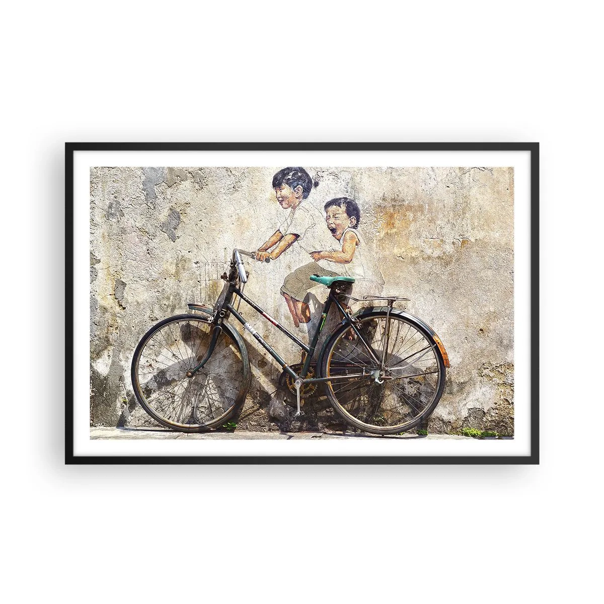 Plagát v čiernom ráme - Pravda alebo klam? - 91x61 cm